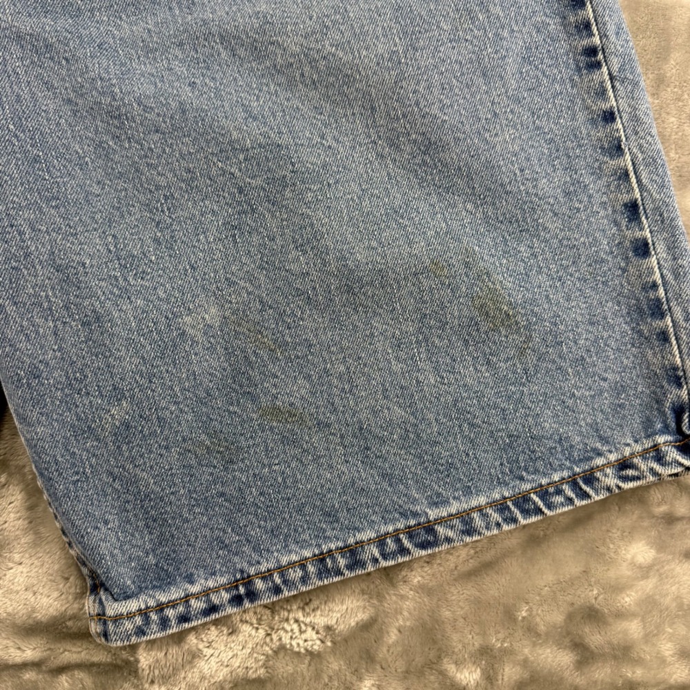 Vintage Levis 560 Loose Fit Denim Shorts Mens 36 Blue Made in USA 90s Jeans Y2K - Picture 4 of 15